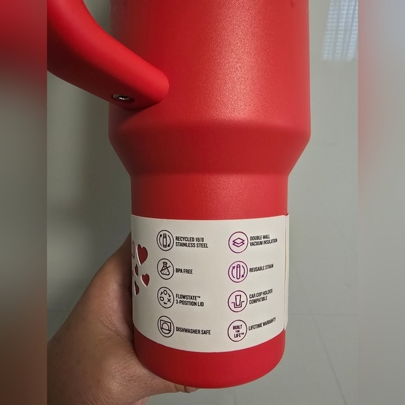 NWT Stanley 2025 Valentine's Day Limited Edition The Flowstate Quencher 40 oz - Picture 7 of 10